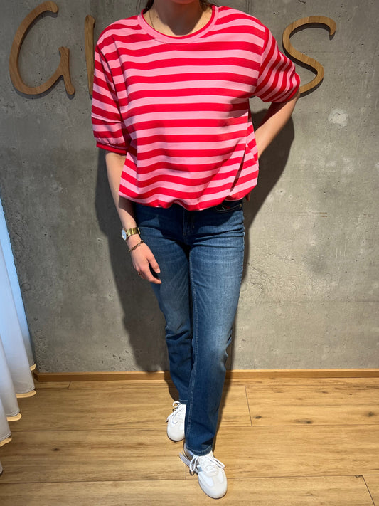 Jeans "Piper long" mit used blau