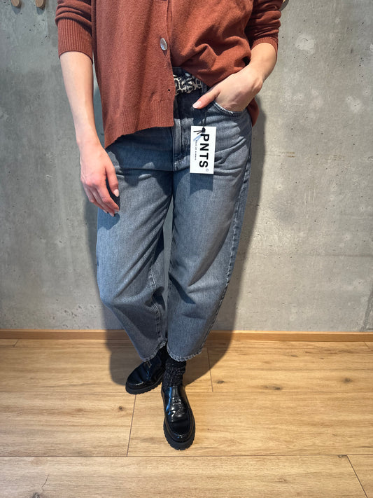 PNTS-Jeans "05_THE O SHAPE 06" Washed Grey