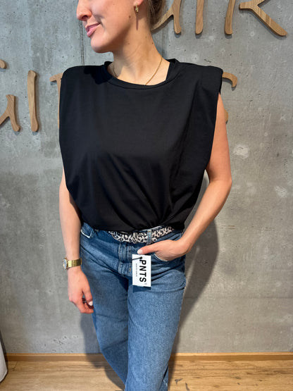 Shirt "Sandy mit Schulterpolster" - Versch. Farben