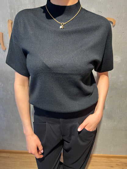 Pulli "Polly Stehkragen 1/2arm" - Versch. Farben