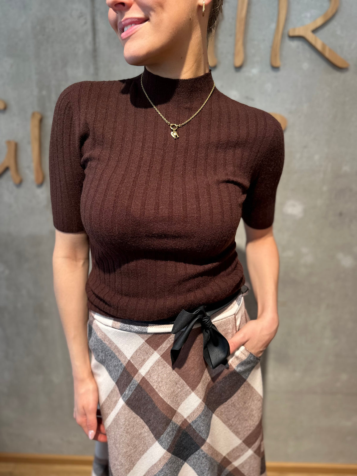 Strick-Pulli "Stine 1/2arm" - Versch. Farben