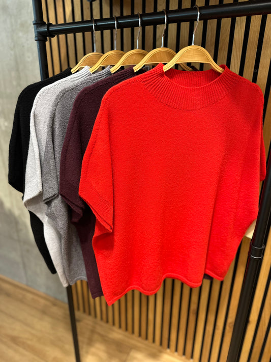 Pulli "Pansy 1/2arm Stehkragn" - Versch. Farben