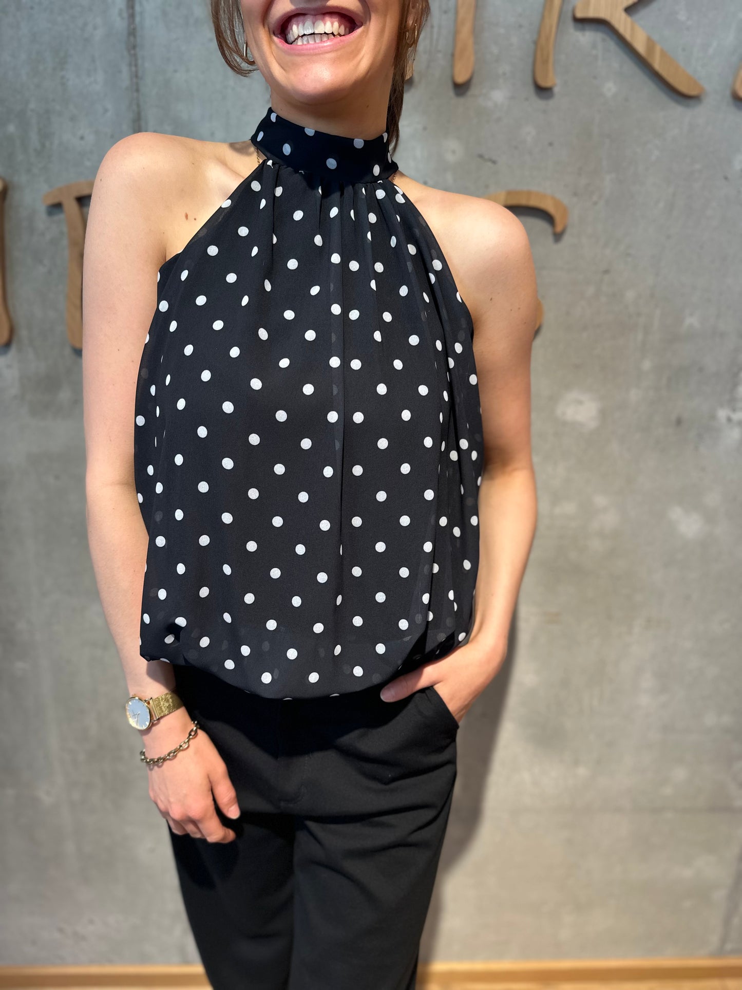 Top "Tandy Polka Dots" - Versch. Farben