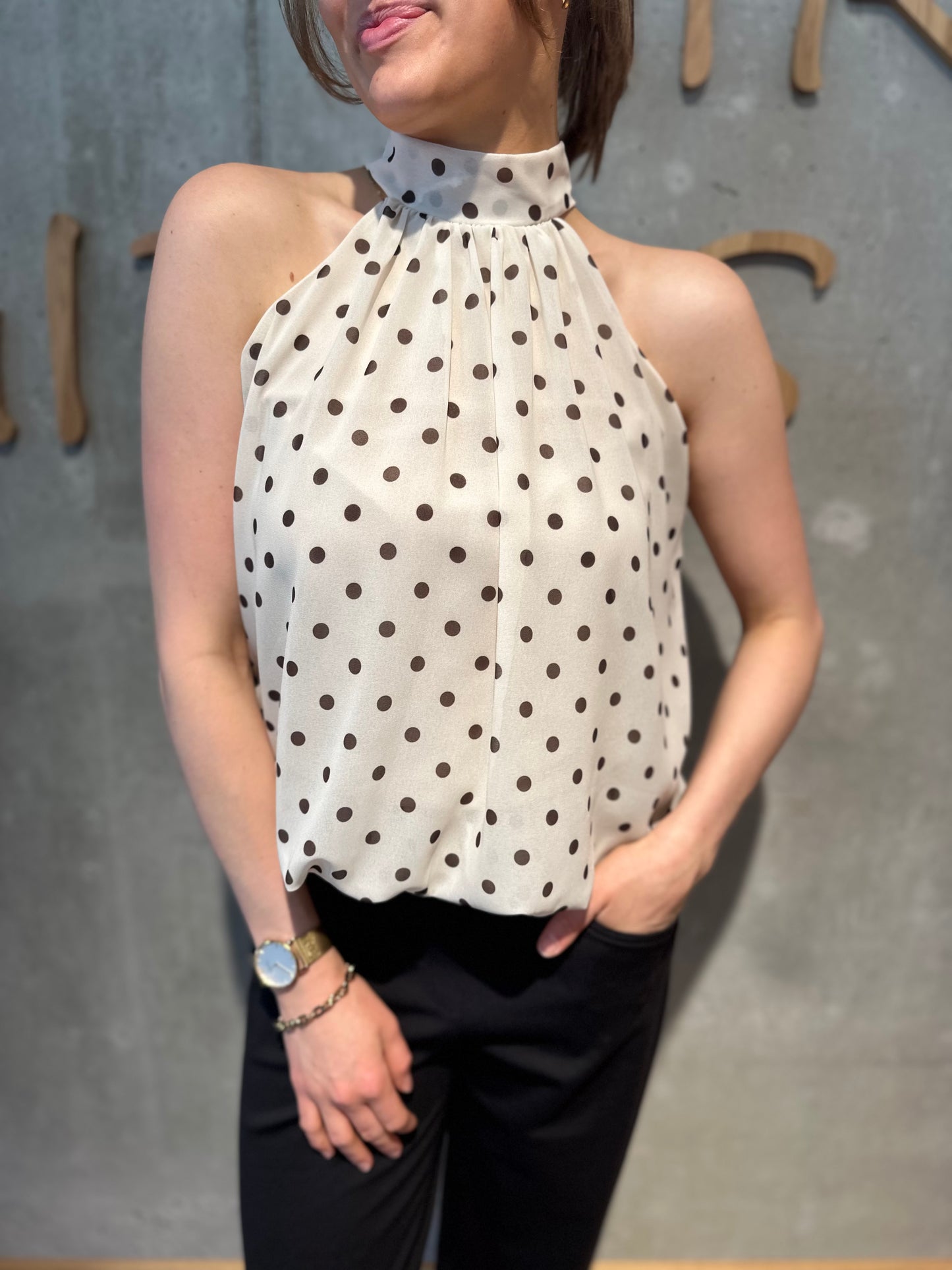 Top "Tandy Polka Dots" - Versch. Farben