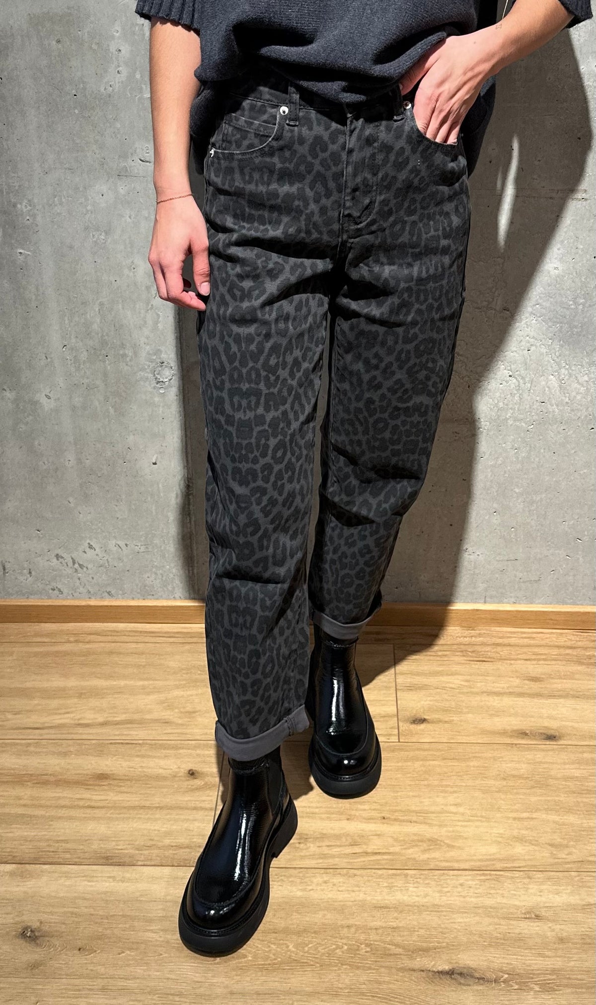 Leojeans "Jolli" Schwarz/Grau