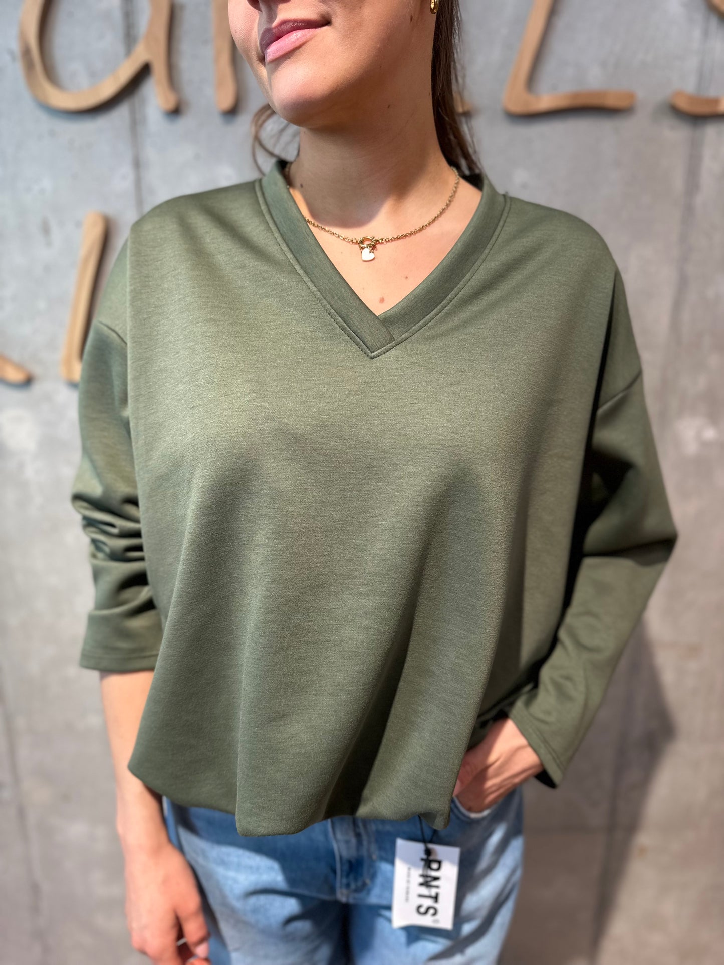 Shirt "Silia V-Neck" - Versch. Farben