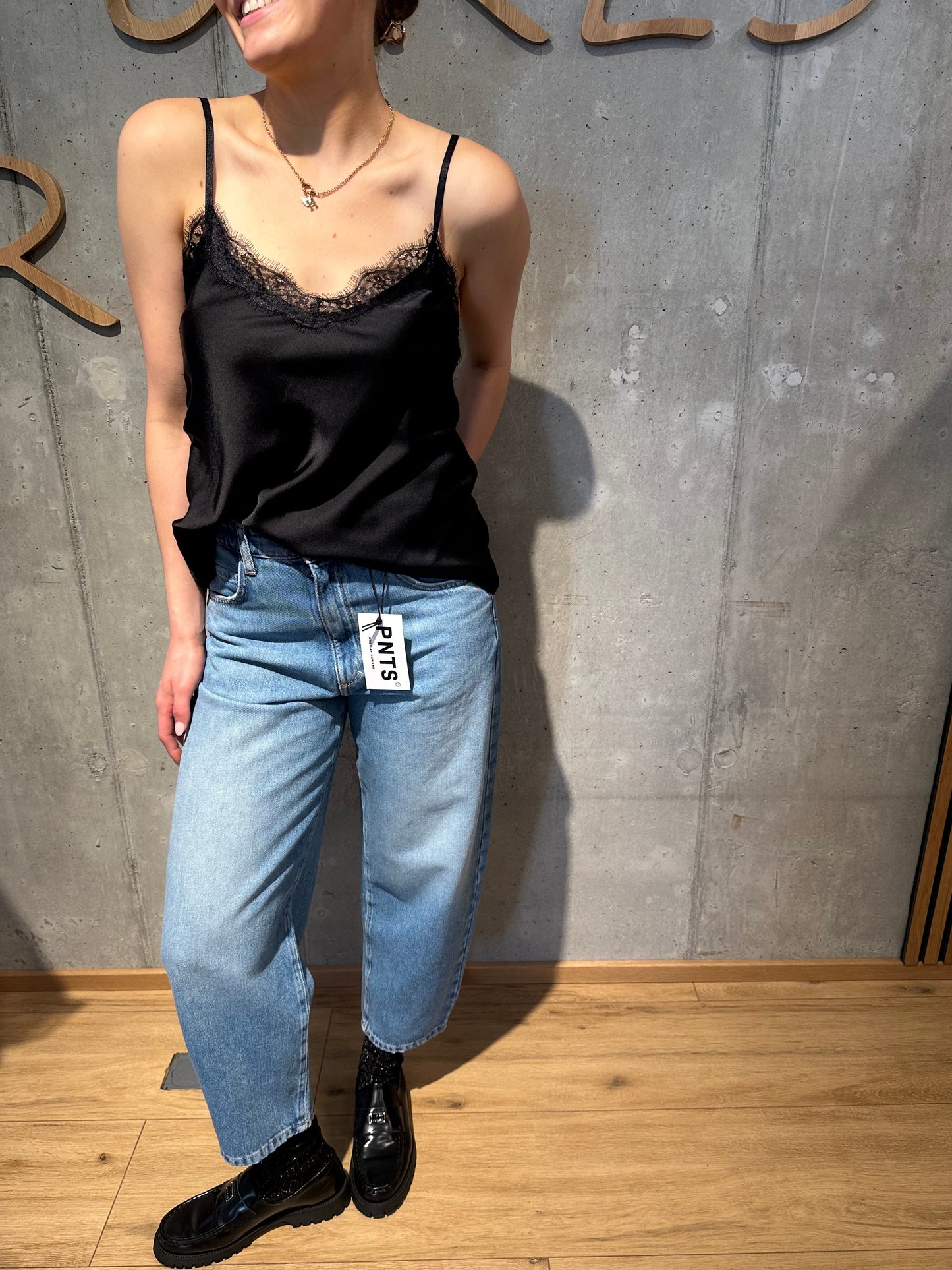 PNTS-Jeans "05_THE O SHAPE"Hellblau