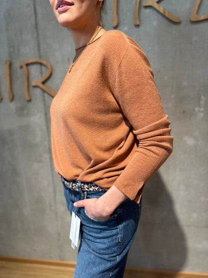 MG-Pulli "Mia Rundhals mit Ärmelschlitz" - Versch. Farben