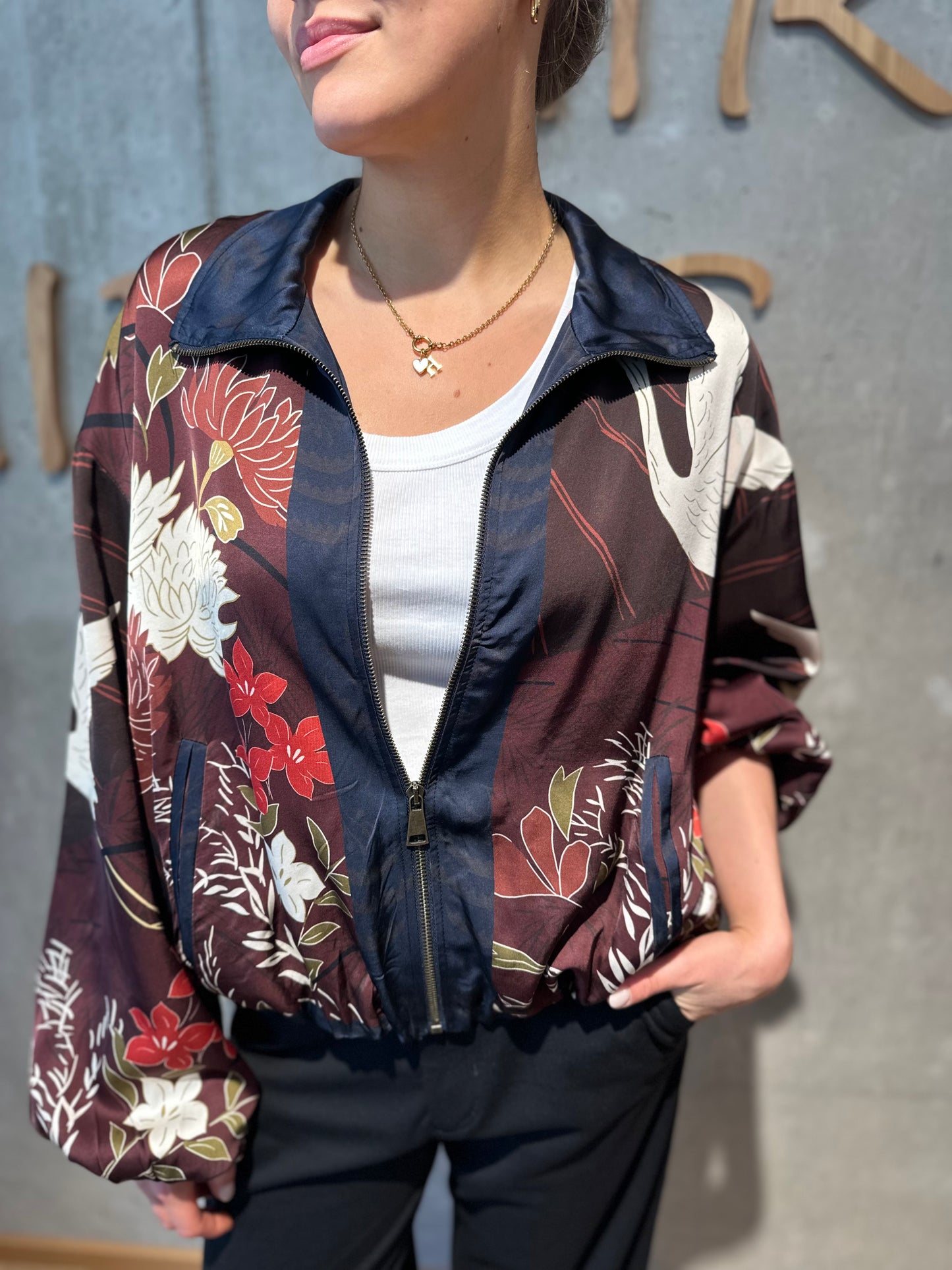 Jacke "Jainie Blumenmuster" bunt