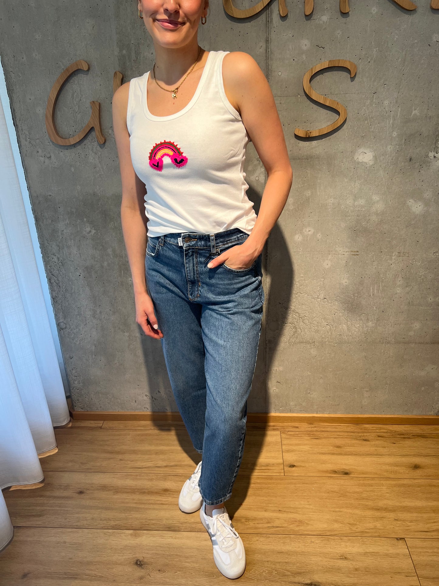 Jeans "05_THE O SHAPE 23" Mittelblau