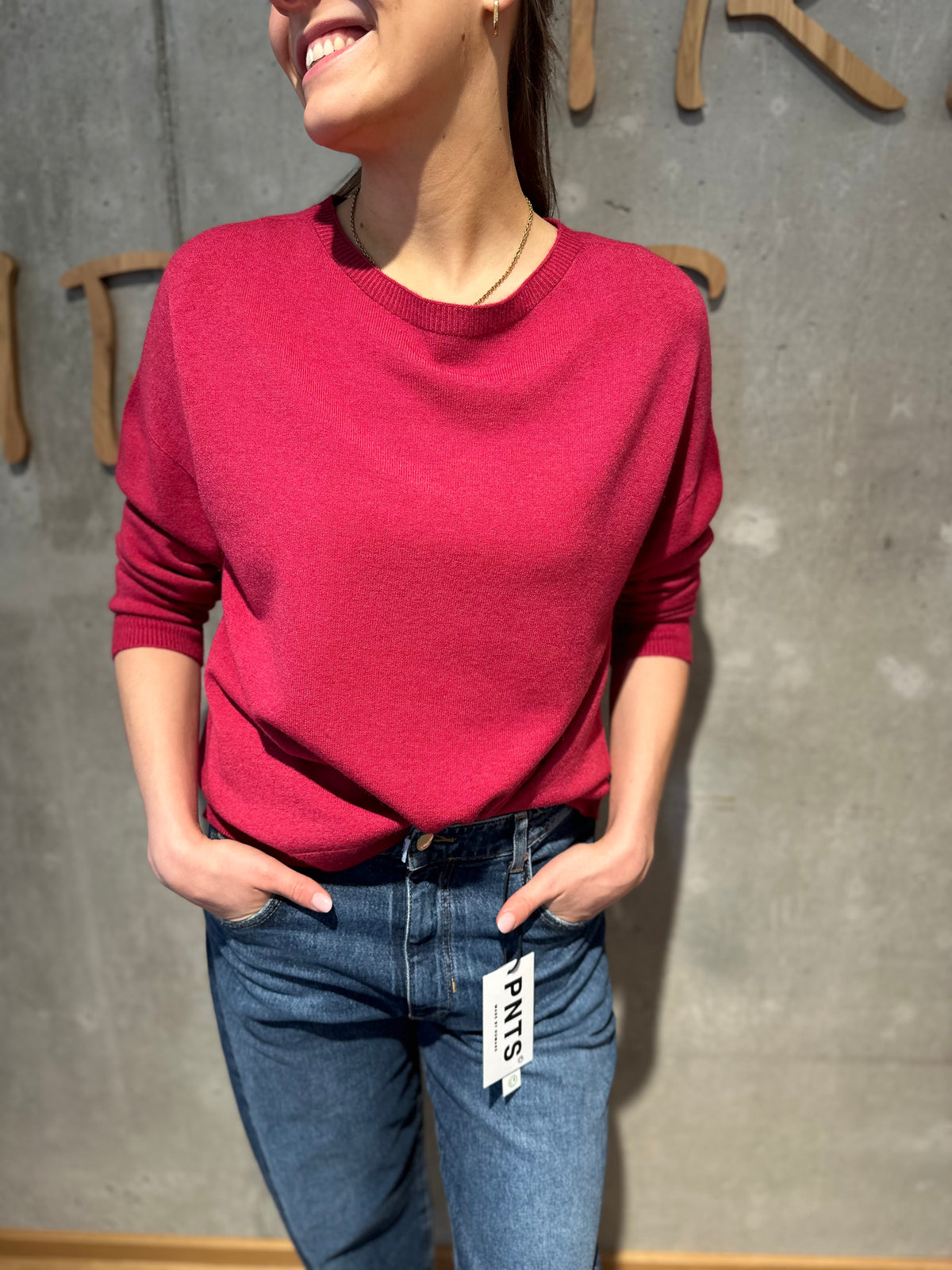 MG-Pulli "Mara Rundhals" - Versch. Farben