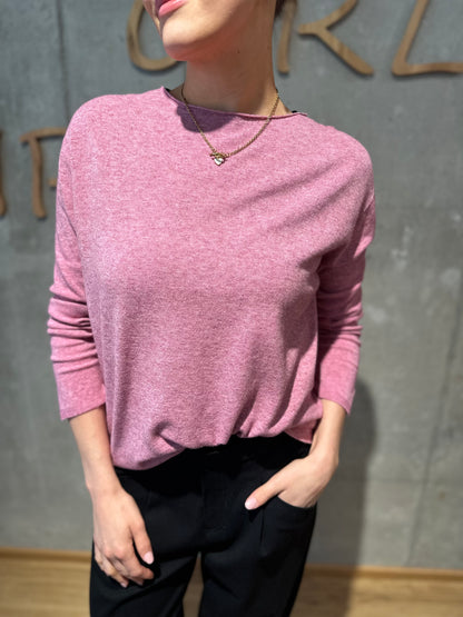 MG-Pulli "Mia Rundhals mit Ärmelschlitz" - Versch. Farben