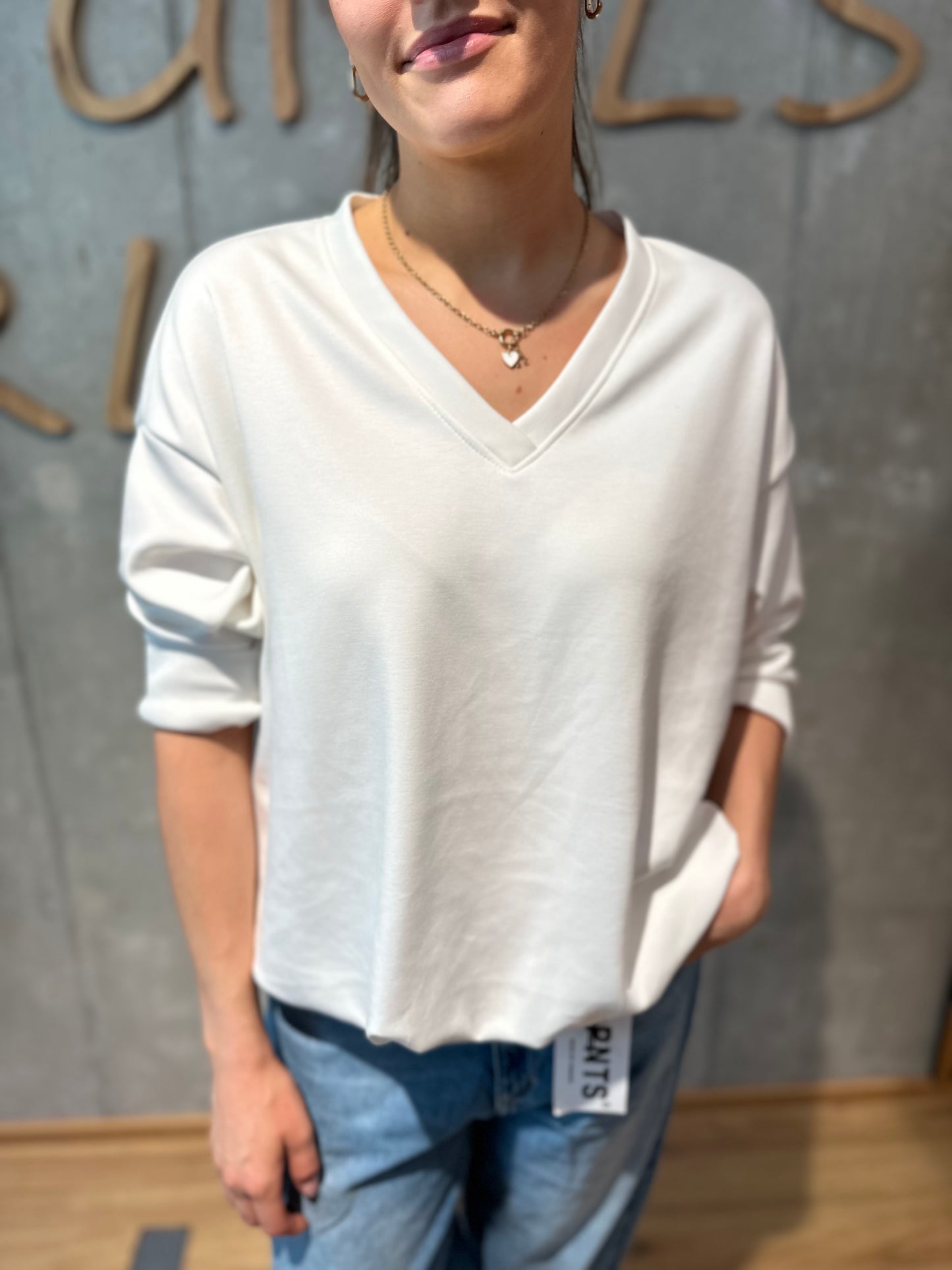 Shirt "Silia V-Neck" - Versch. Farben