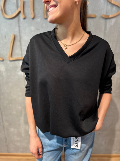 Shirt "Silia V-Neck" - Versch. Farben