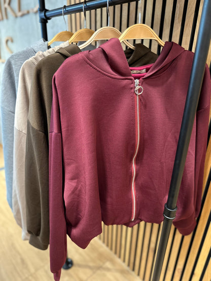 Sweatjacke "Sonja" - Versch. Farben