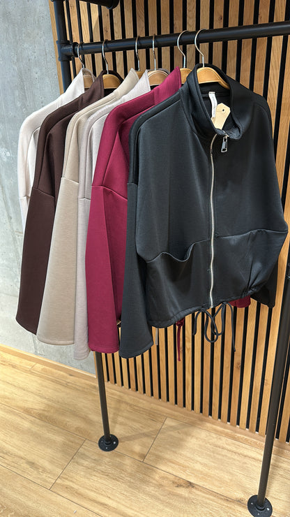 Zip-Jacke"Zendaya verkürzt" - Versch. Farben