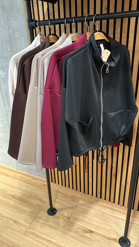 Zip-Jacke"Zendaya verkürzt" - Versch. Farben