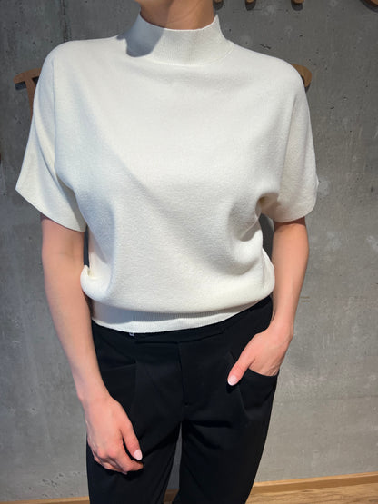 Pulli "Polly Stehkragen 1/2arm" - Versch. Farben