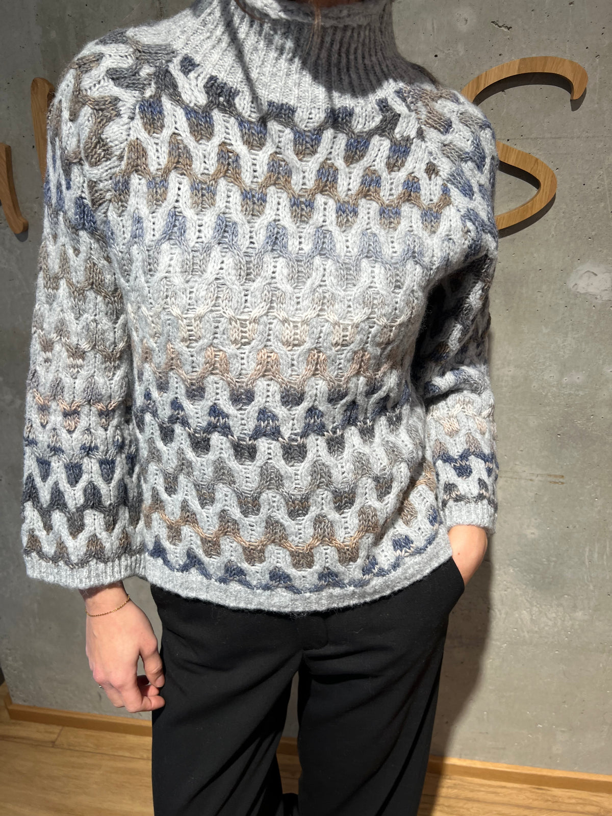 Pulli "Palma bunte Musterung" - Versch. Farben