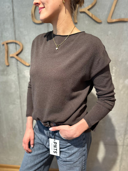 MG-Pulli "Mia Rundhals mit Ärmelschlitz" - Versch. Farben