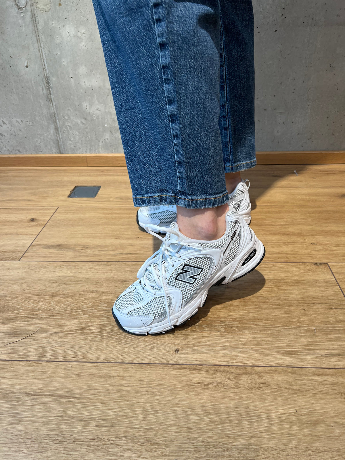 Schuh "New Balance U530KLB" WeißSilberSchwarz