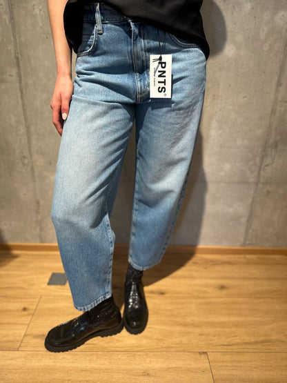 PNTS-Jeans "05_THE O SHAPE"Hellblau
