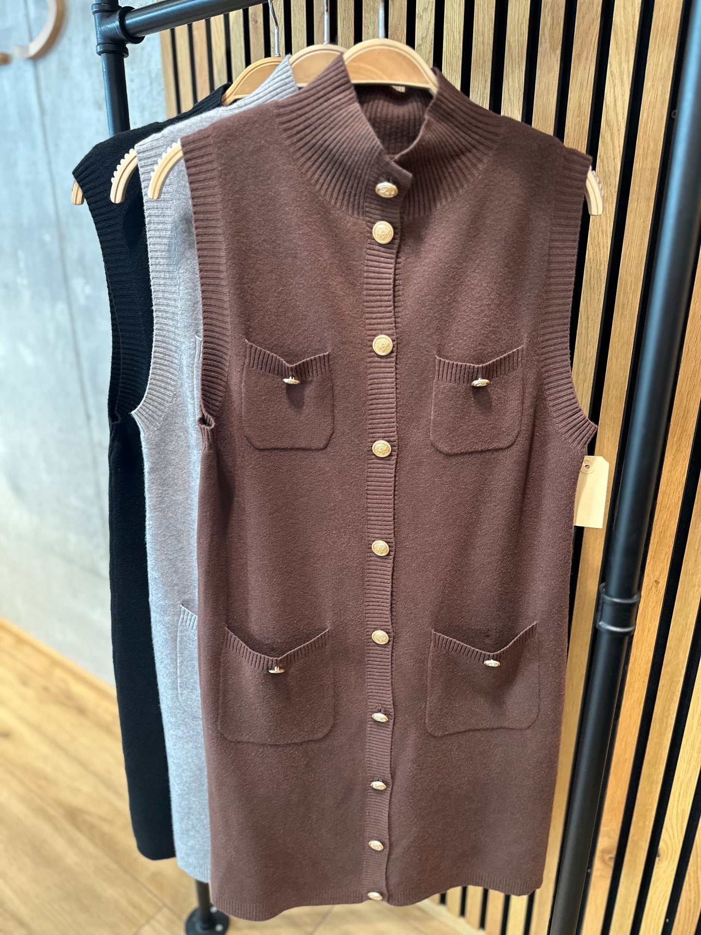 Kleid "Kordula mit Knöpfen" - Versch. Farben
