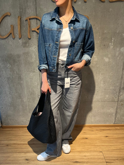 Jeanshemd "Jamie" Mittelblau