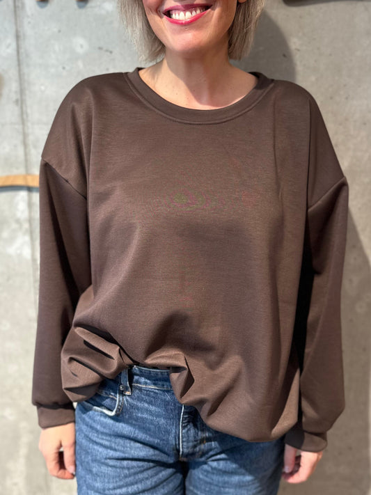 Sweater "Swetlana" Schokobraun