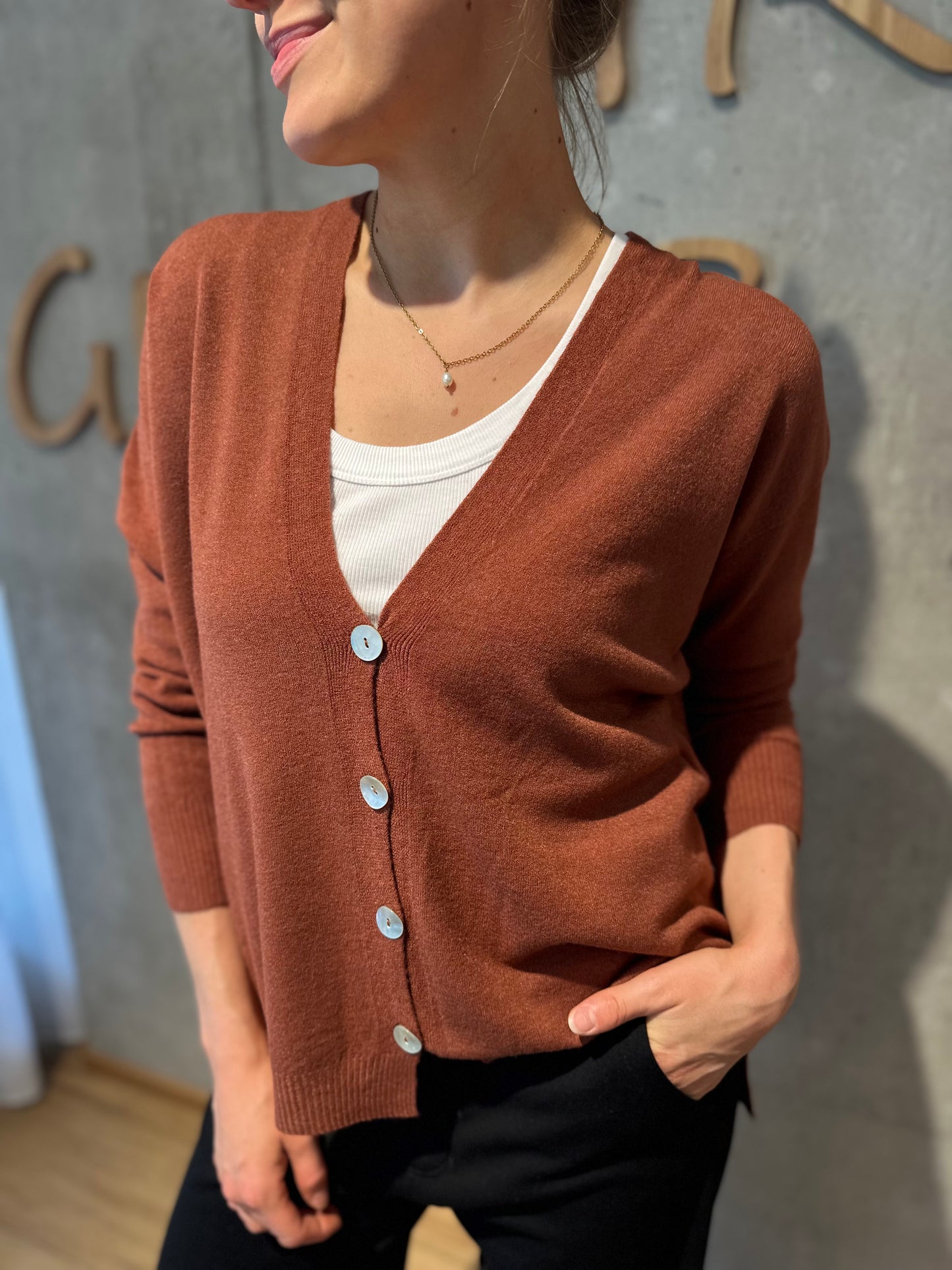 MG-Strickjacke "Madeleine weit" - Versch. Farben