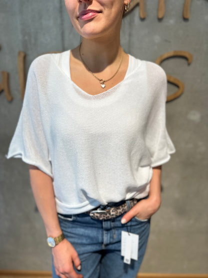 Pulli "Philine V-Neck 1/2arm" - Versch. Farben