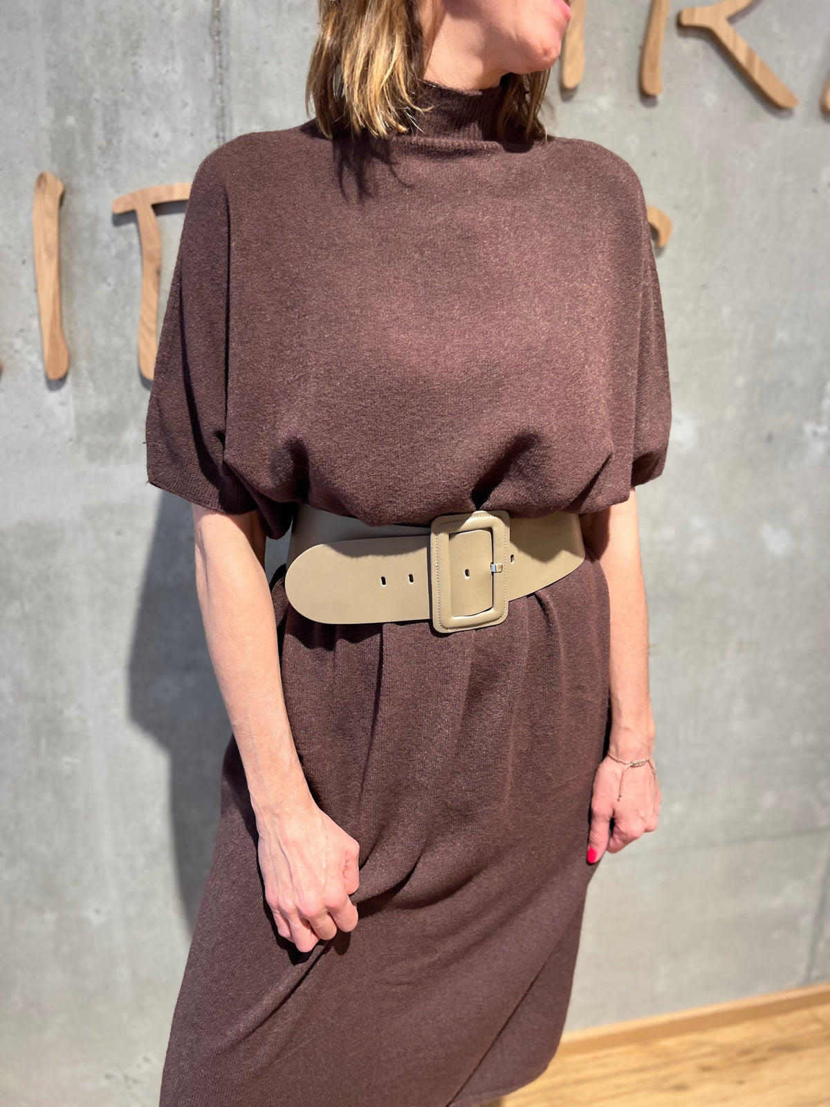 MG-Kleid "Mandy Stehkragen 1/2arm" - Versch. Farben