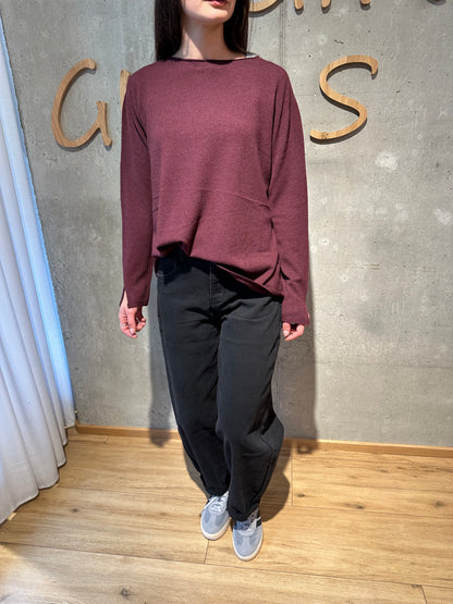 MG-Pulli "Mia Rundhals mit Ärmelschlitz" - Versch. Farben
