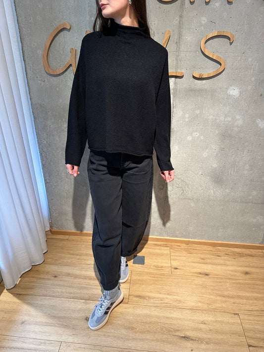 MG-Pulli "Mona Rollkante Stehkragen" - Versch. Farben