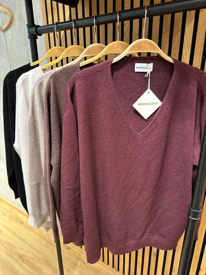MG-Pulli "Madita V-Neck" - Versch. Farben