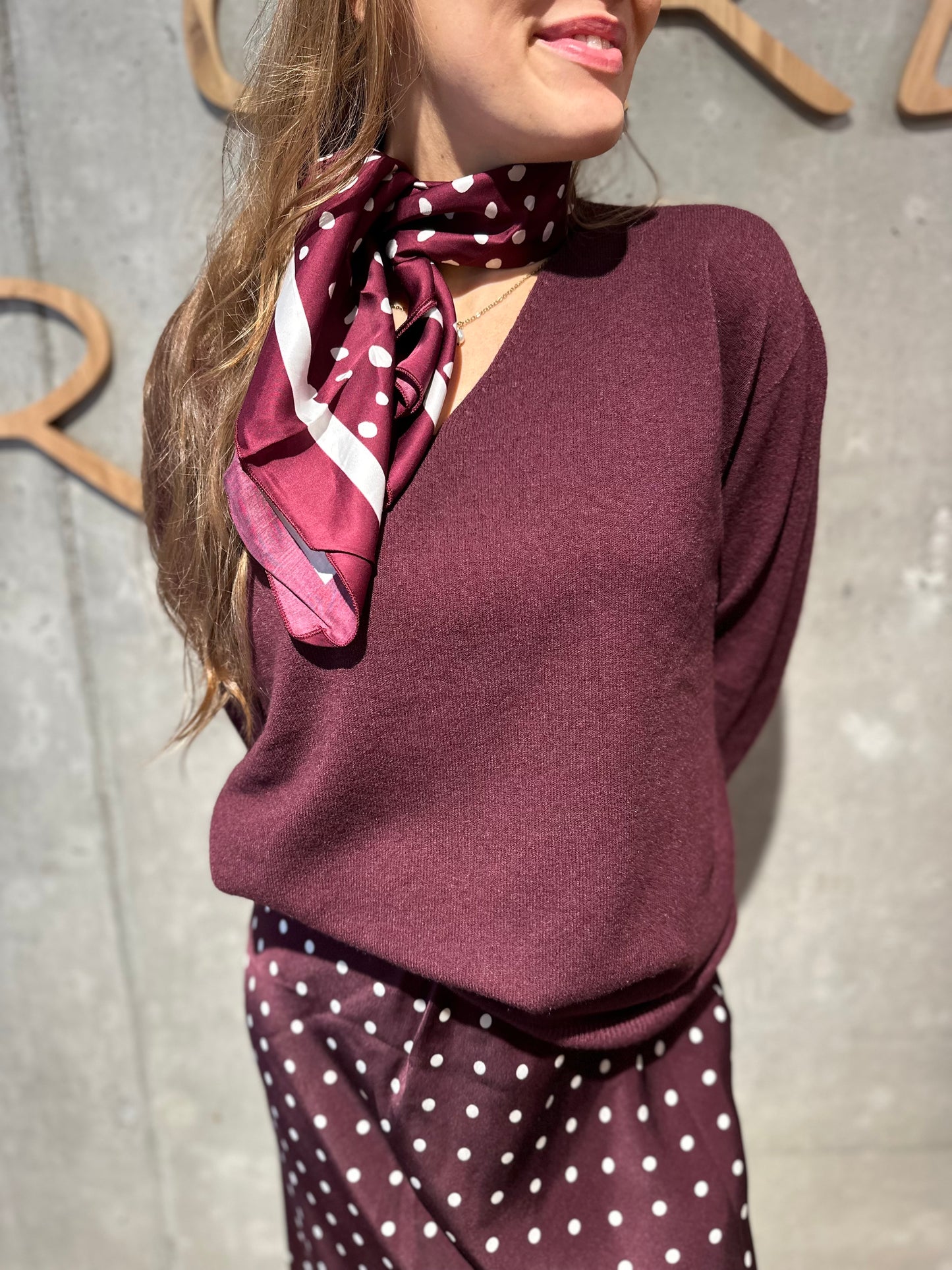 Tuch "Amy Punkte" - Versch. Farben