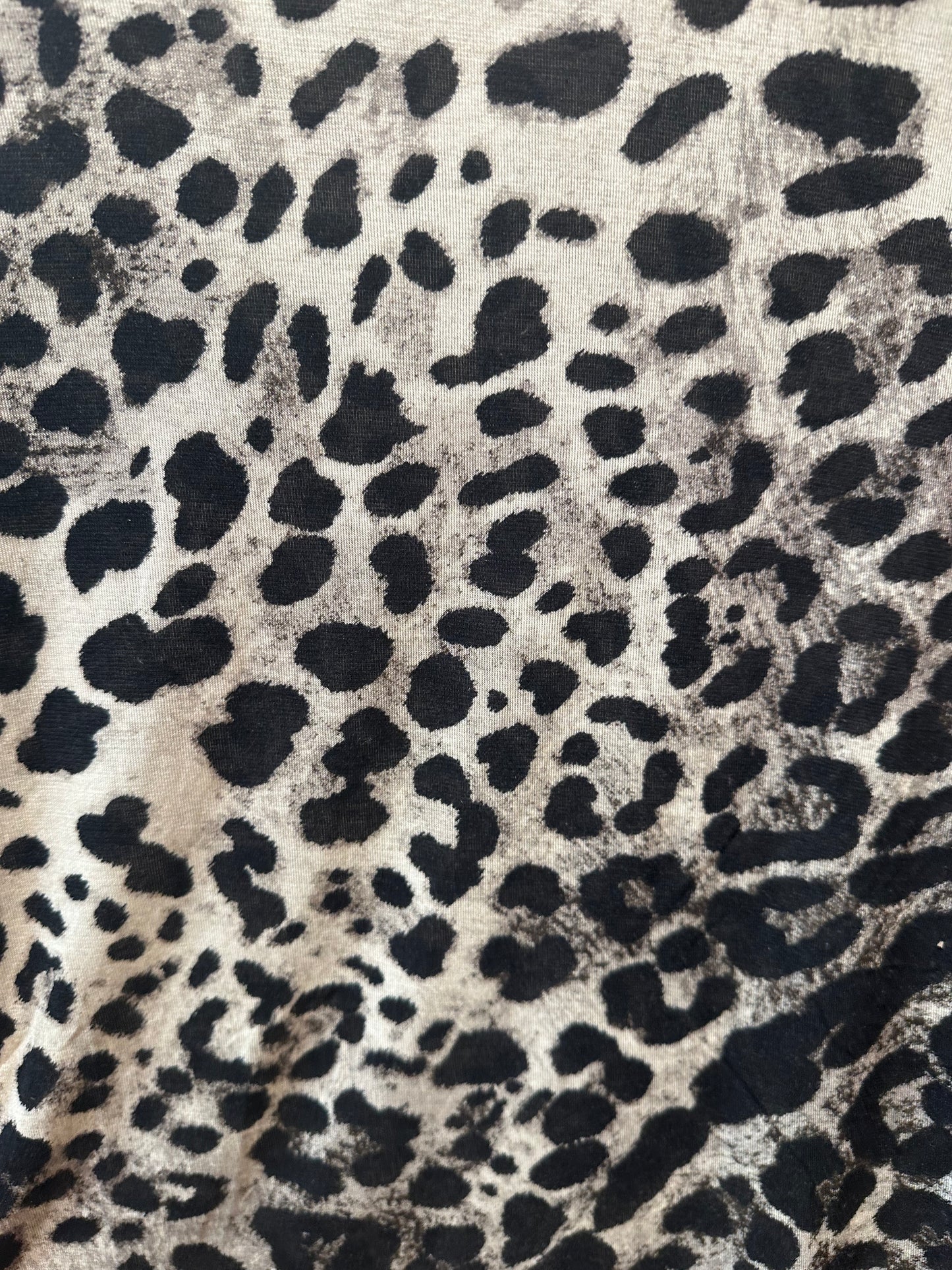 Shirt "Selena Leomuster" HellbeigeBraunSchwarz