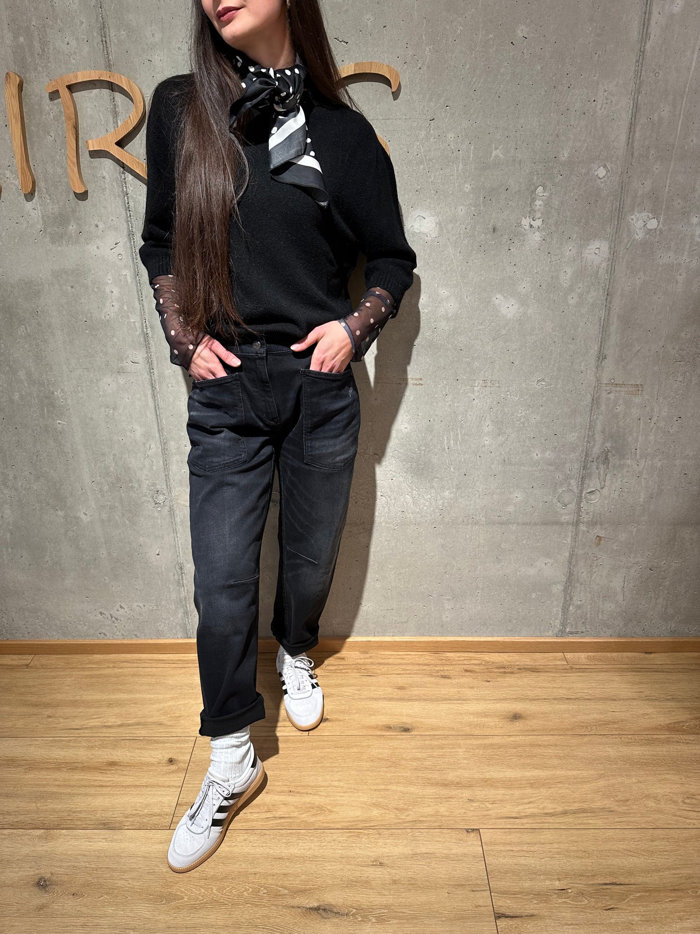 Shirt "Sienna Mesh mit Punkten" - Versch. Farben