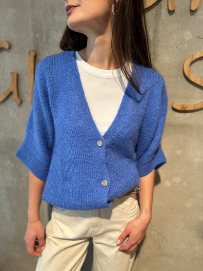 Cardigan "Carola kurzarm" - Versch. Farben