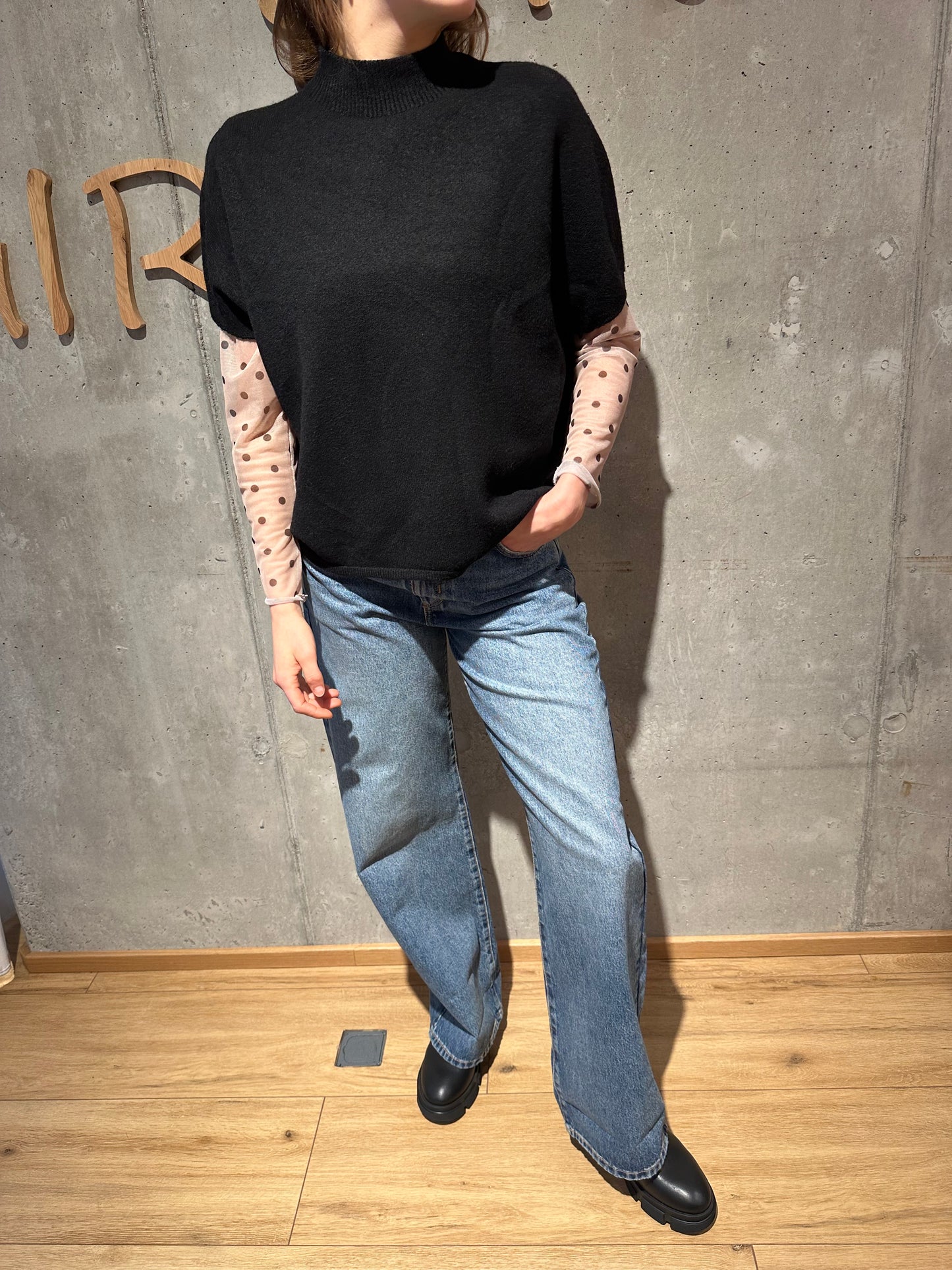 Shirt "Sienna Mesh mit Punkten" - Versch. Farben