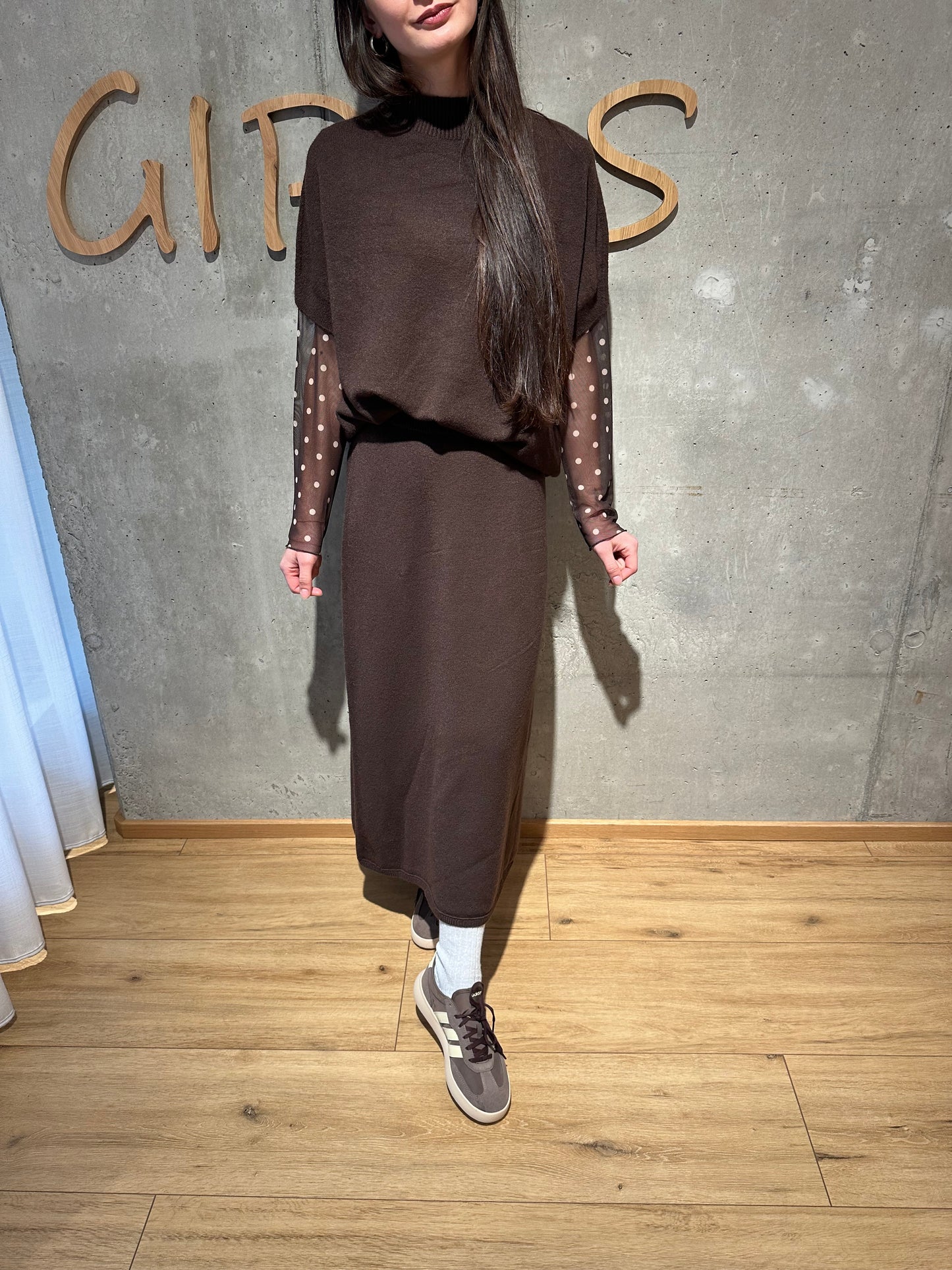 Shirt "Sienna Mesh mit Punkten" - Versch. Farben