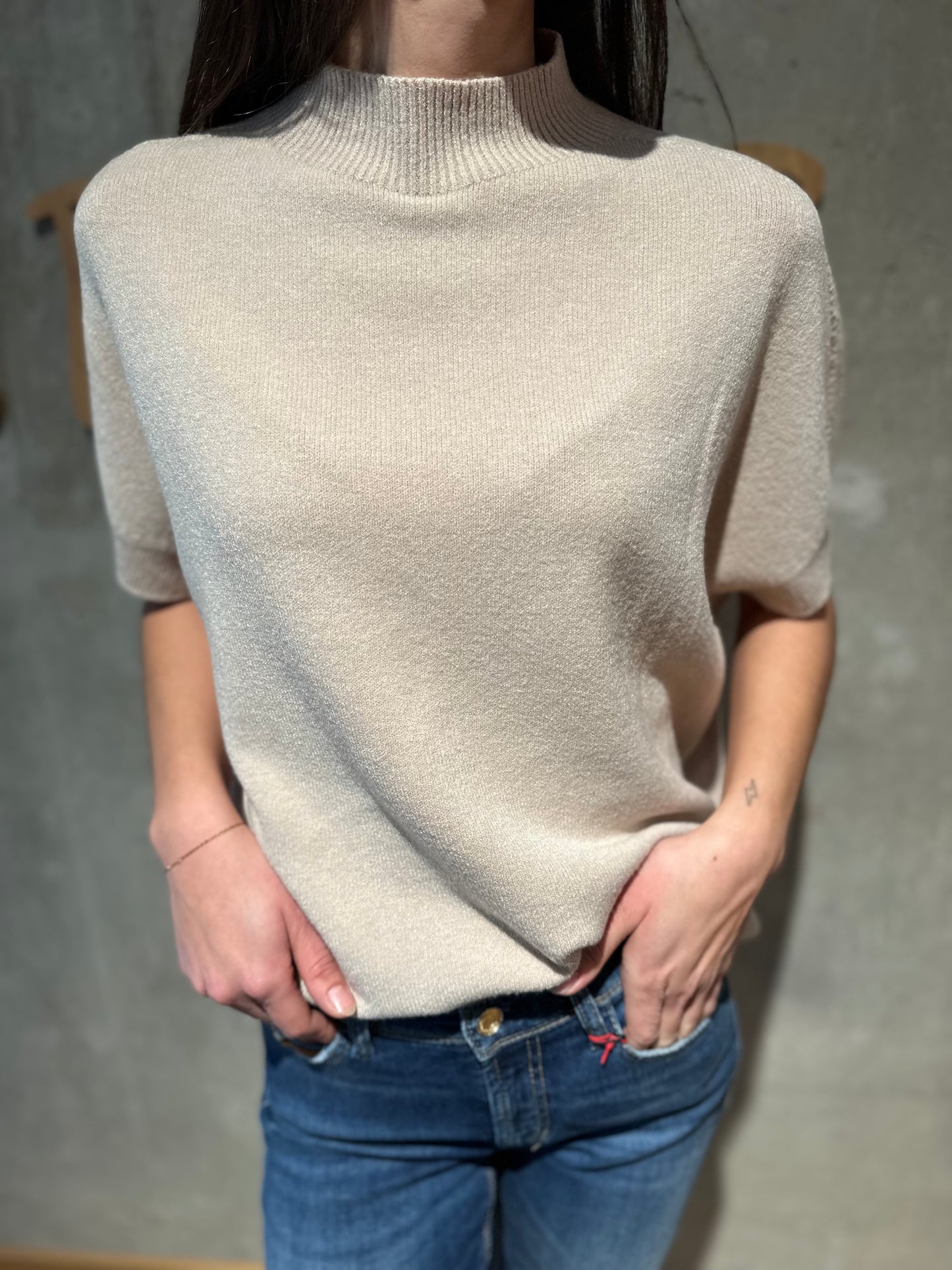 Pulli "Pansy 1/2arm Stehkragen" - Versch. Farben