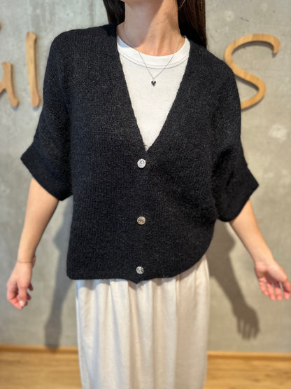 Cardigan "Carola kurzarm" - Versch. Farben