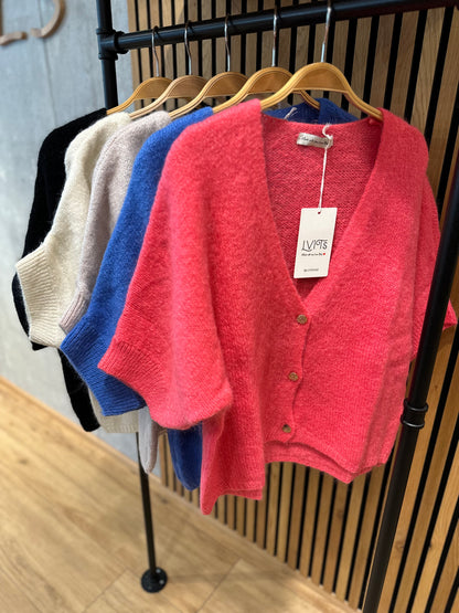 Cardigan "Carola kurzarm" - Versch. Farben