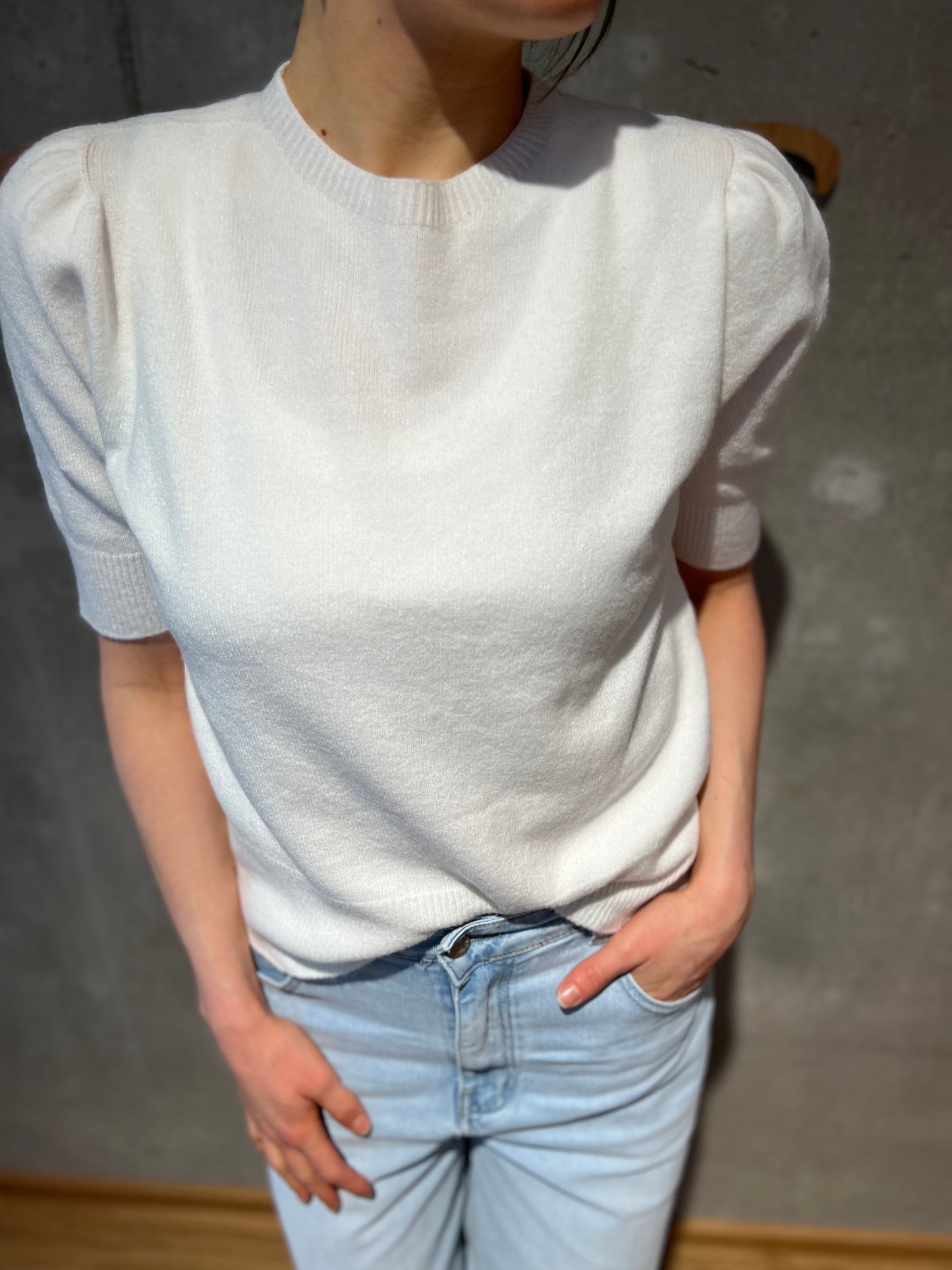 MG-Pulli "Moni Puffärmel kurzarm" versch. Farben
