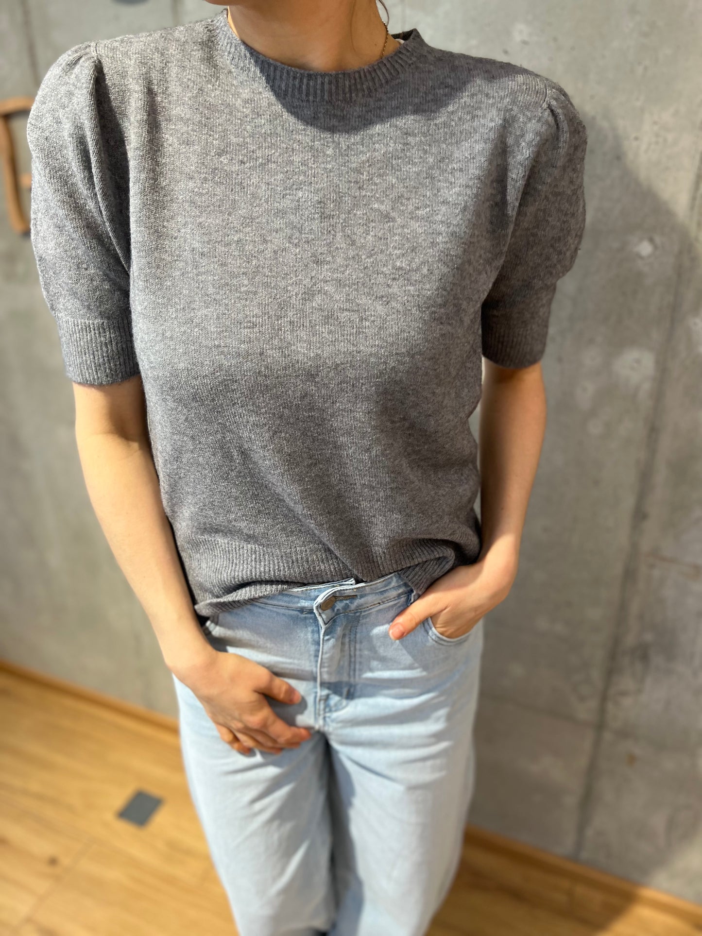 MG-Pulli "Moni Puffärmel kurzarm" versch. Farben