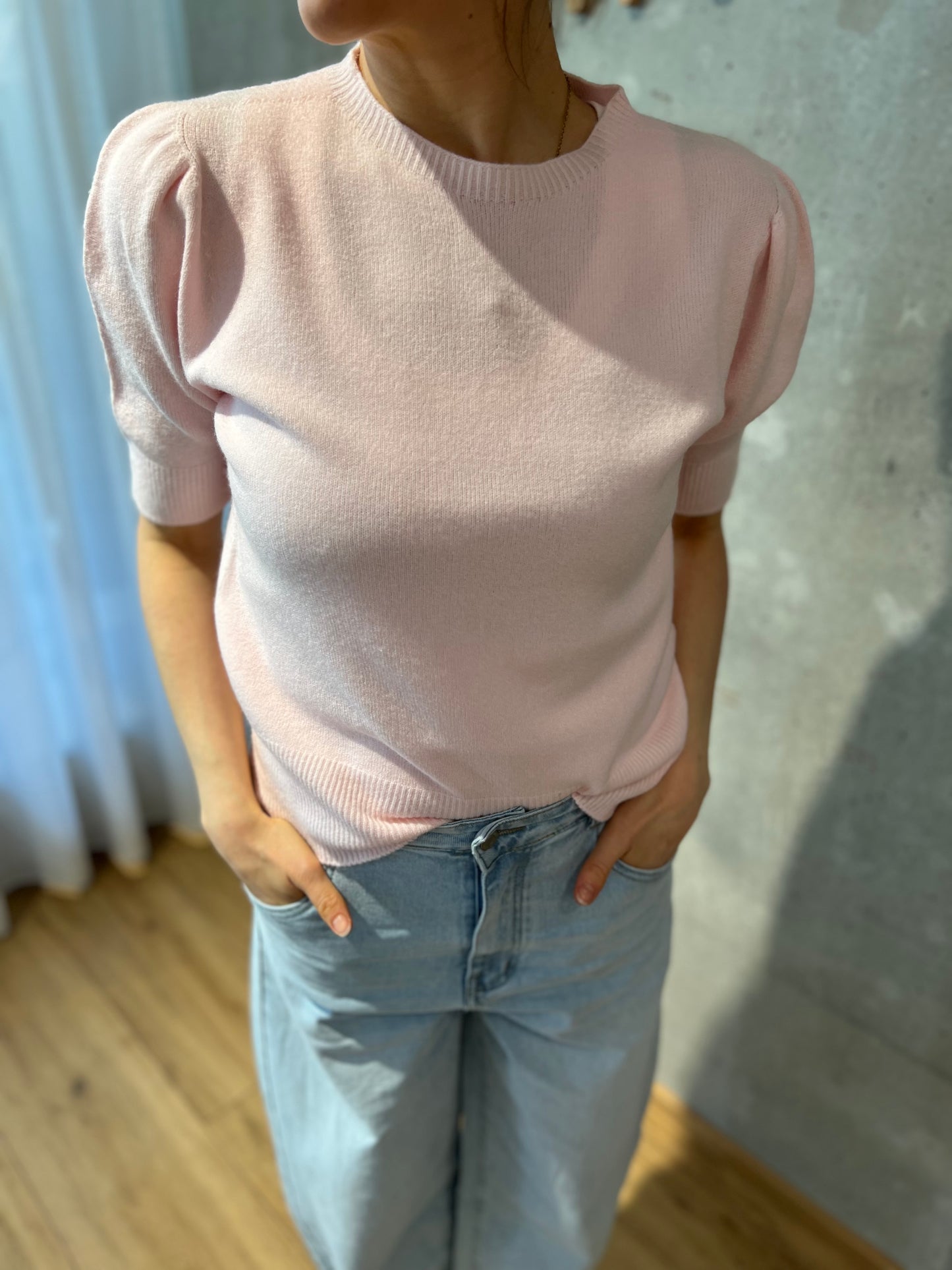 MG-Pulli "Moni Puffärmel kurzarm" versch. Farben