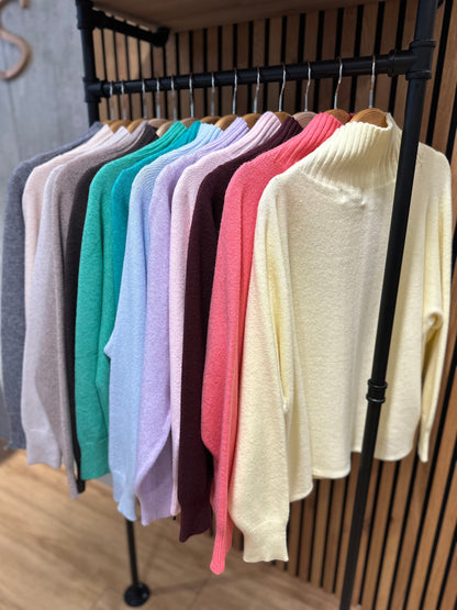 MG Pulli "Mabel Stehkragen" versch. Farben