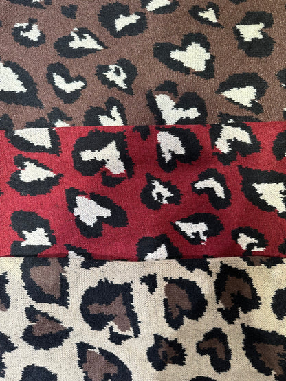 Schal mit "Herz" - Versch. Farben