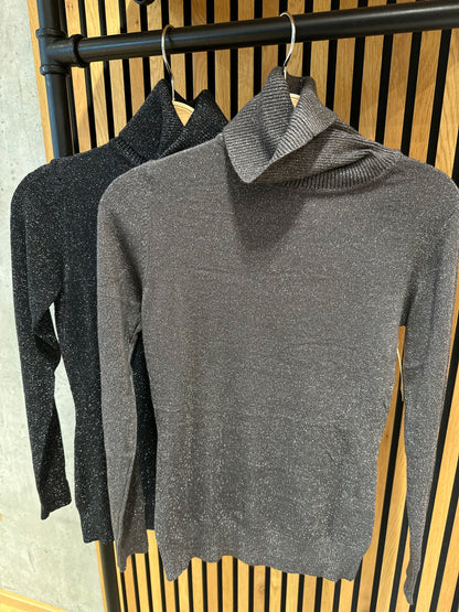 Glitzer-Rolli "Gabriella langarm" - Versch. Farben